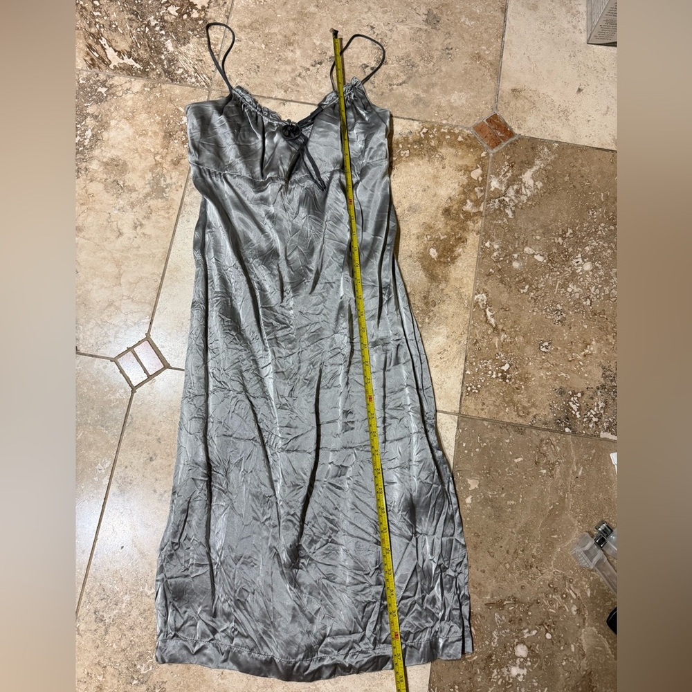 Esprit Shimmering Silver Maxi Dress